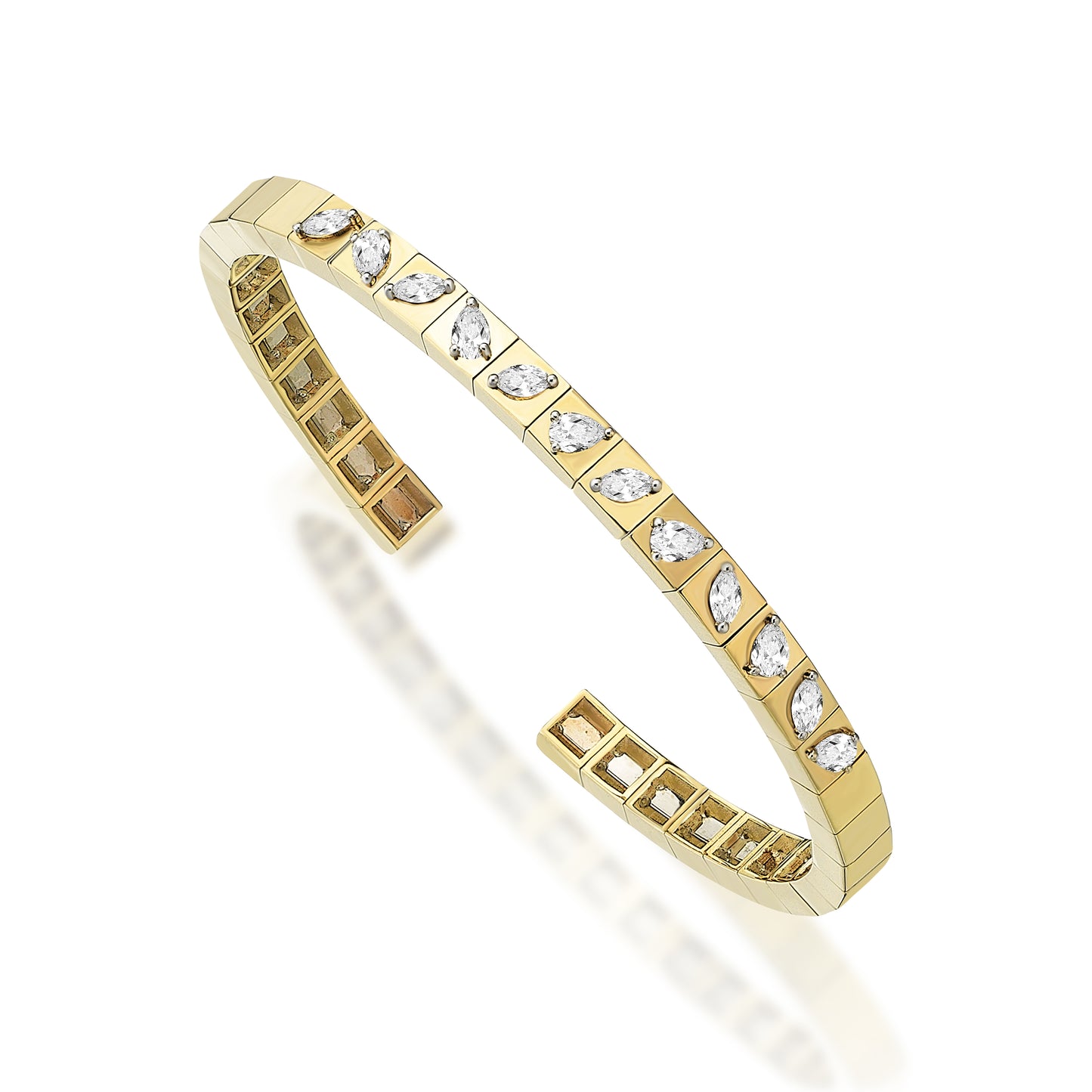 Seeds Diamond Bangle Bracelet