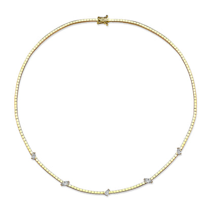 Seeds Diamond Choker Necklace