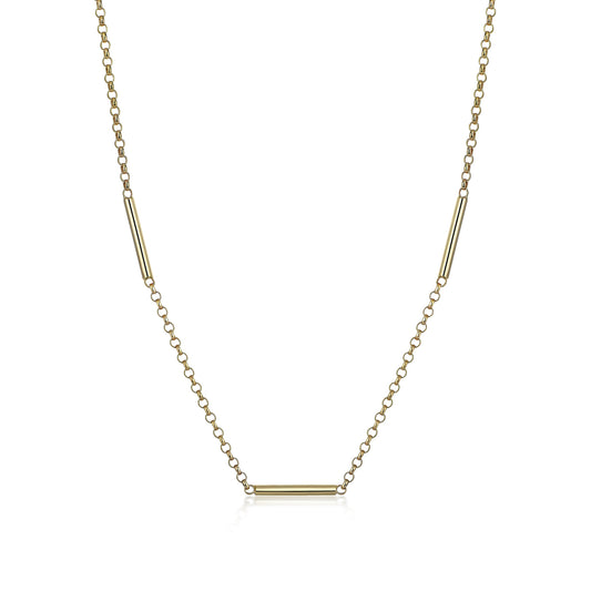 Space Bar Chain Necklace