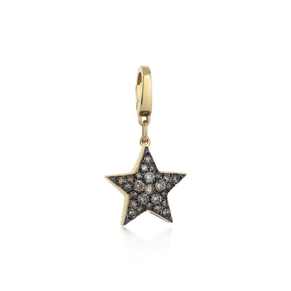 Star Charm with Diamonds