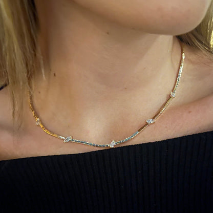 Seeds Diamond Choker Necklace