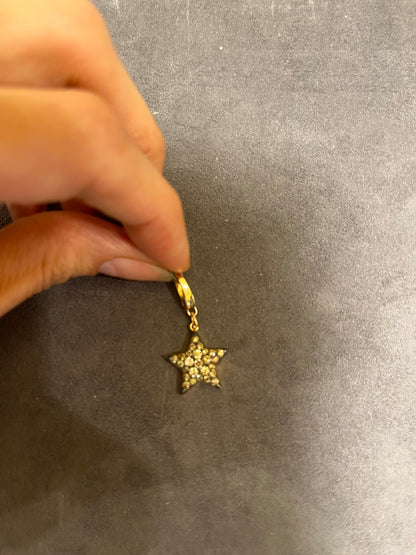 Star Charm with Diamonds