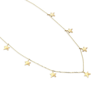 Seven Star Drop Necklace