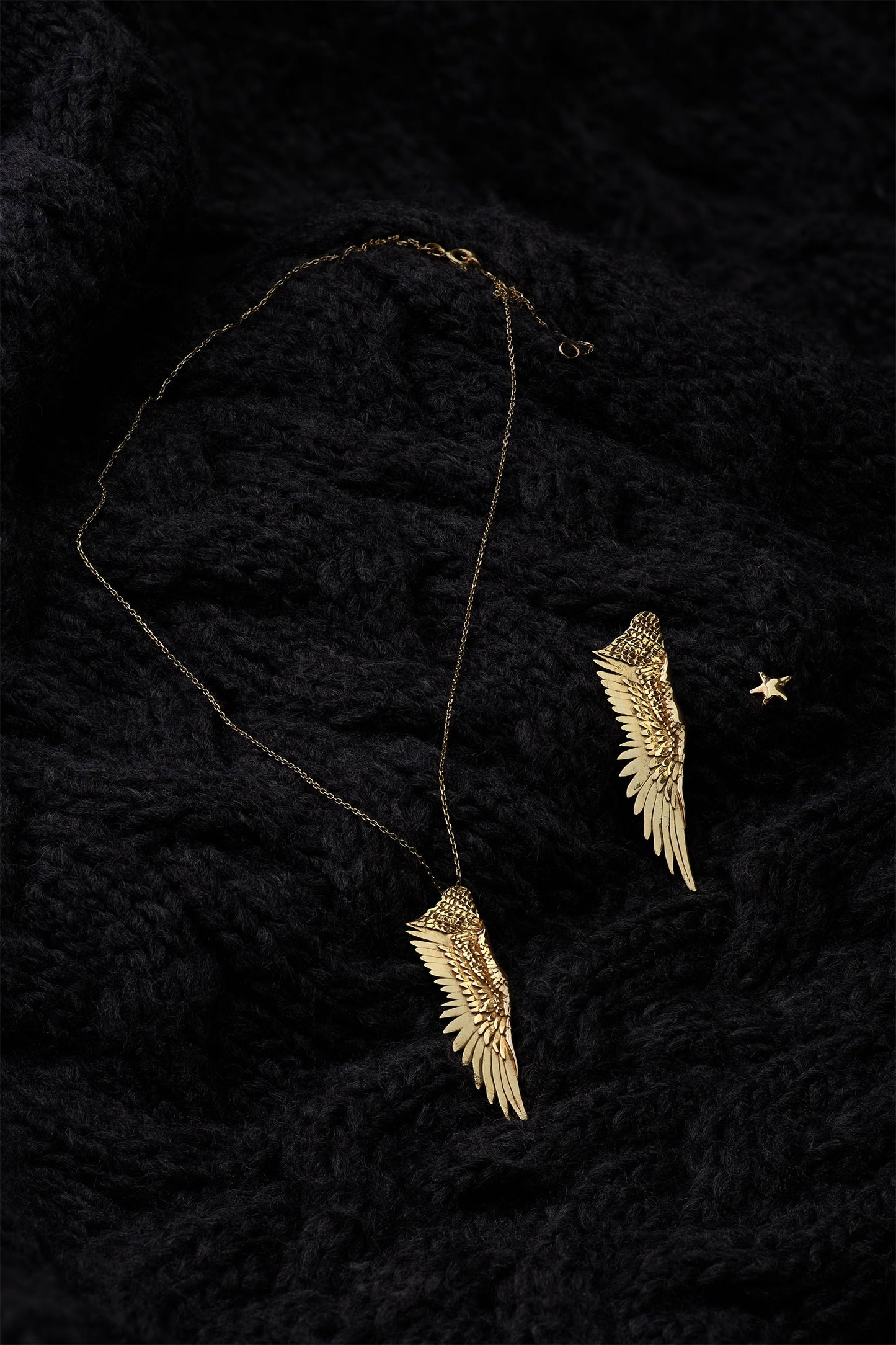 Angel Wing Pendant Necklace